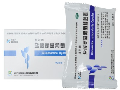 三康 鹽酸氨基葡萄糖膠囊（維爾固）0.24g* 20粒 治療和預防全身所有部位的骨關(guān)節(jié)炎圖2