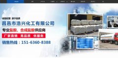 昌邑市浩*化工有限公司網(wǎng)站建設可視化建站作品欣賞